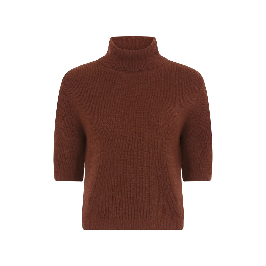 The Short Sleeve Polo Neck Sweater