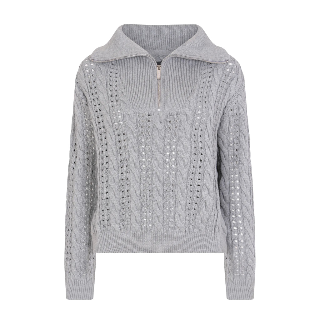 The Contrast Knit Pullover