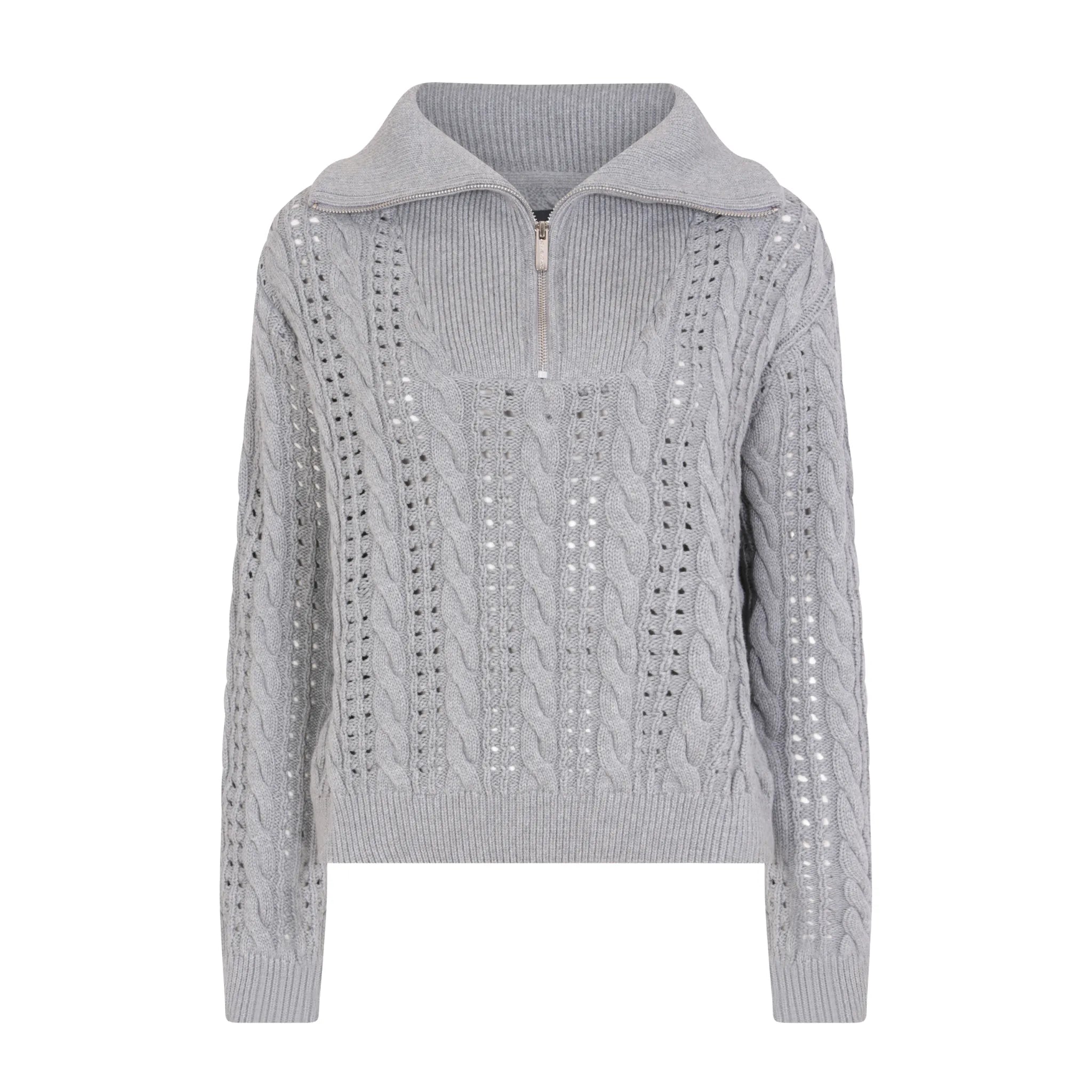 The Contrast Knit Pullover