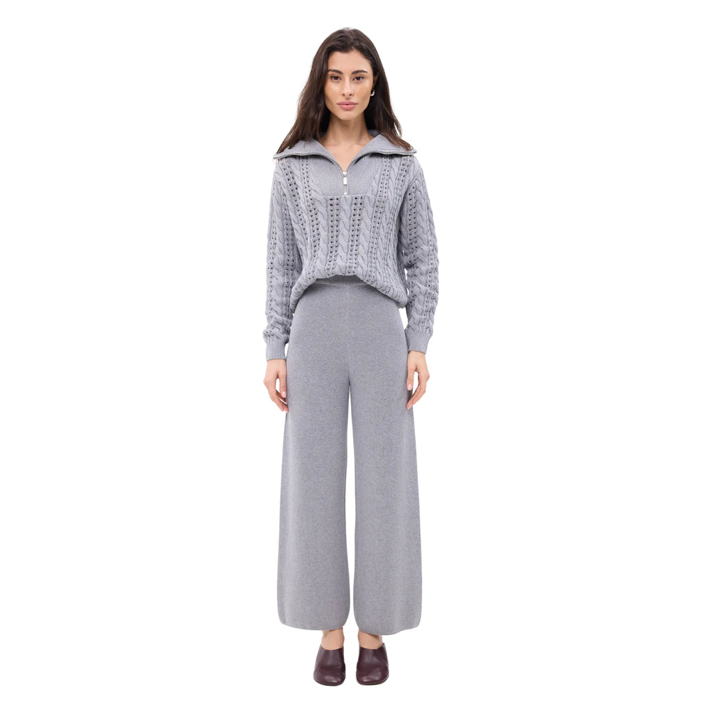 The Contrast Knit Pullover