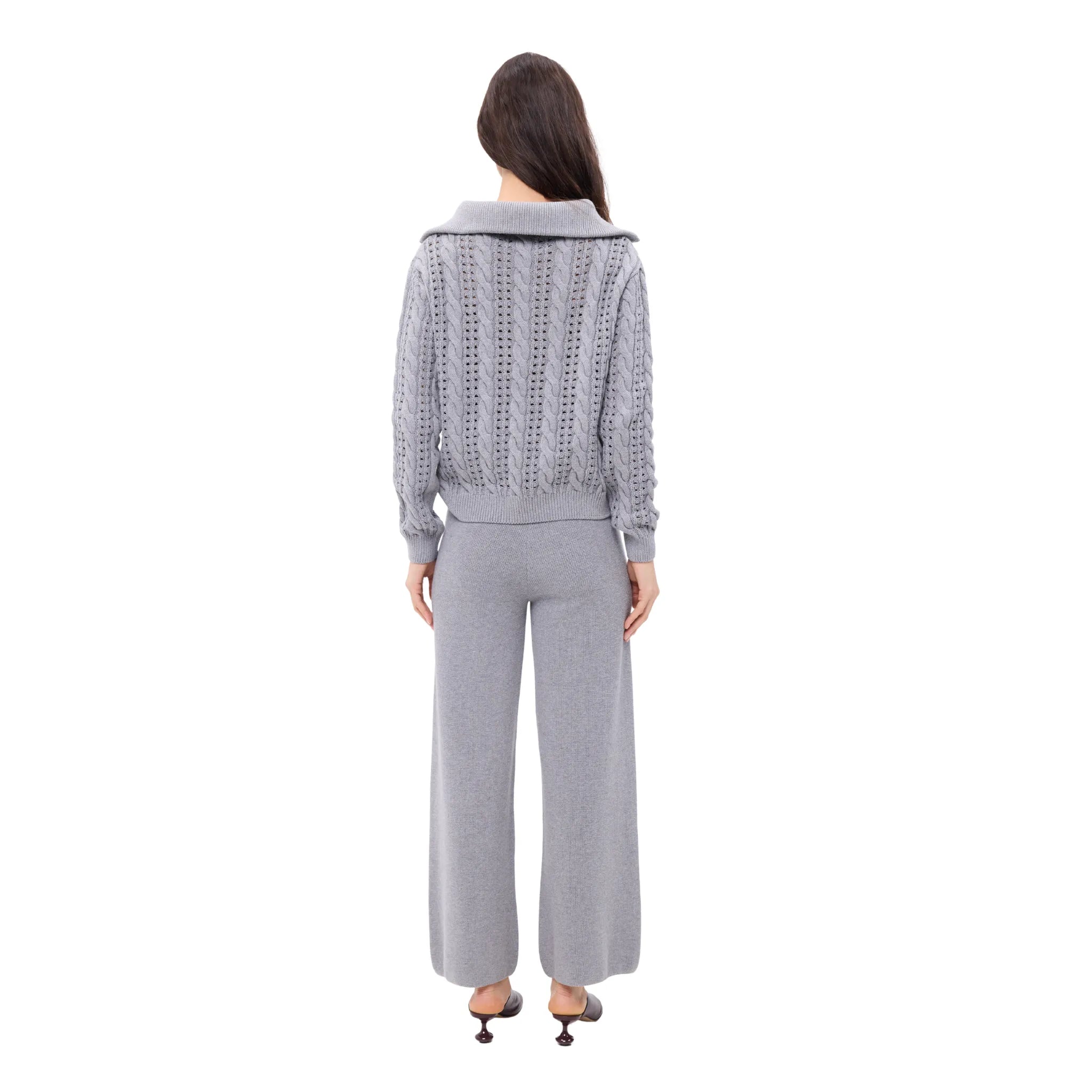 The Contrast Knit Pullover
