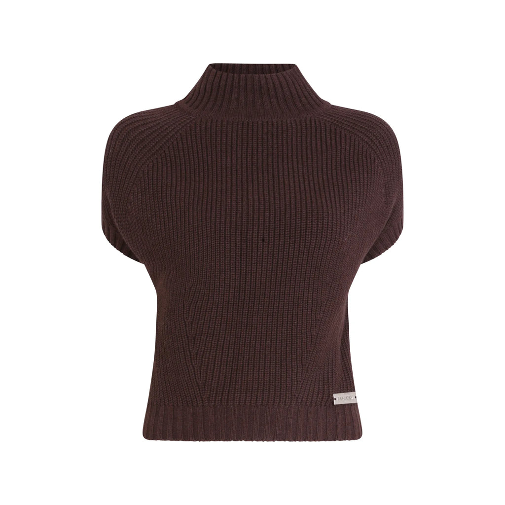 The High Neck Short Sleeve Sweater