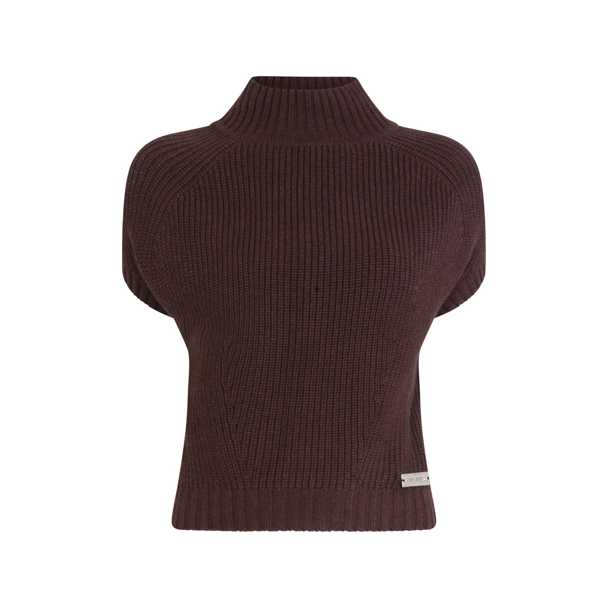 The High Neck Short Sleeve Sweater