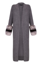 Load image into Gallery viewer, Charcoal Grey Long Cuff Cardigan
