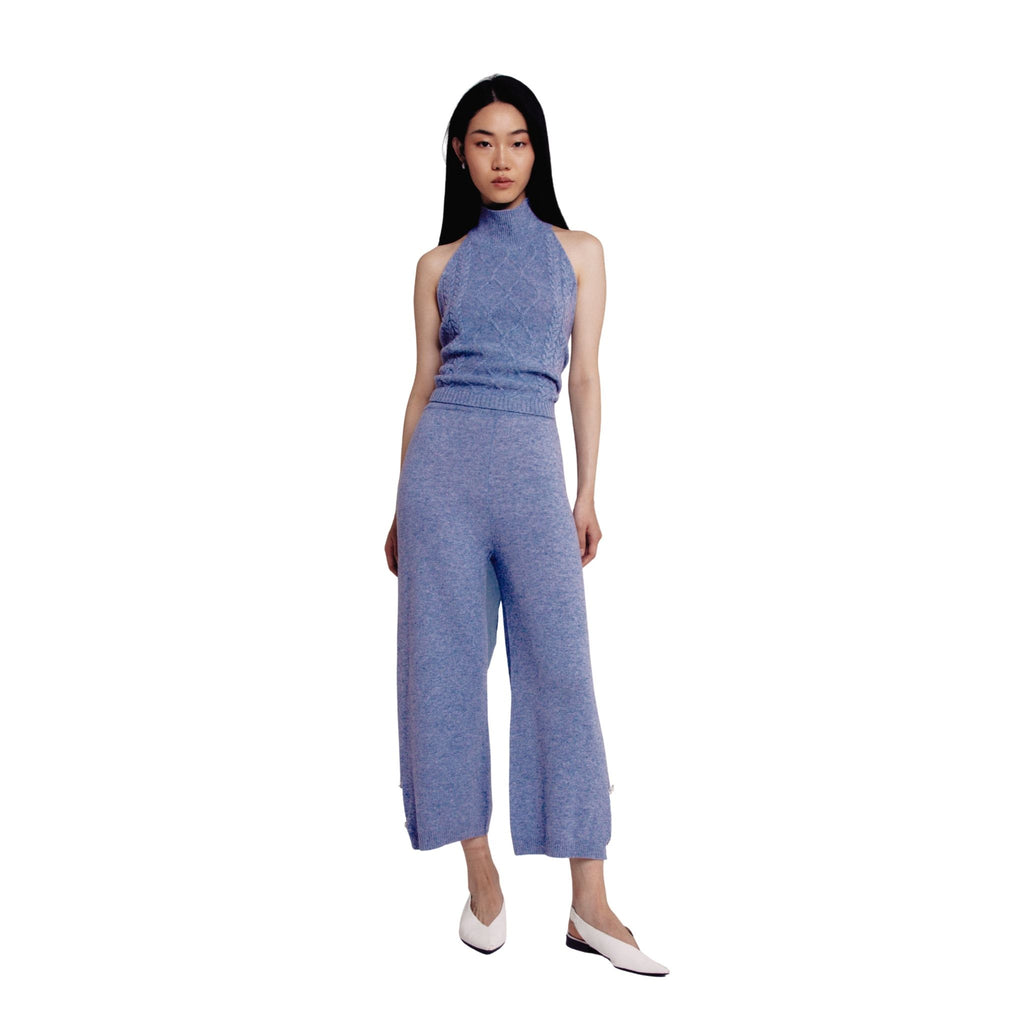 Grey Cropped Extra Thin Culottes