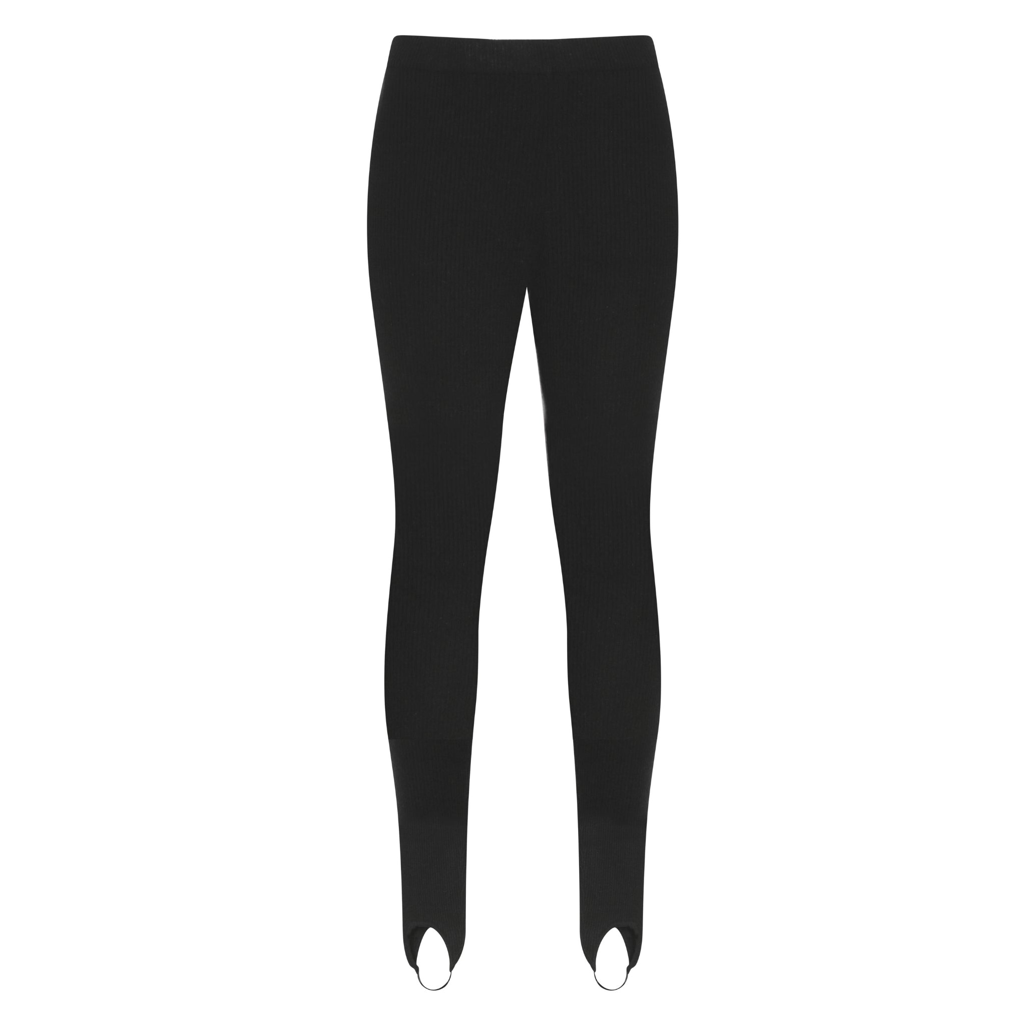 Base Layer Black Ribbed Stirrups