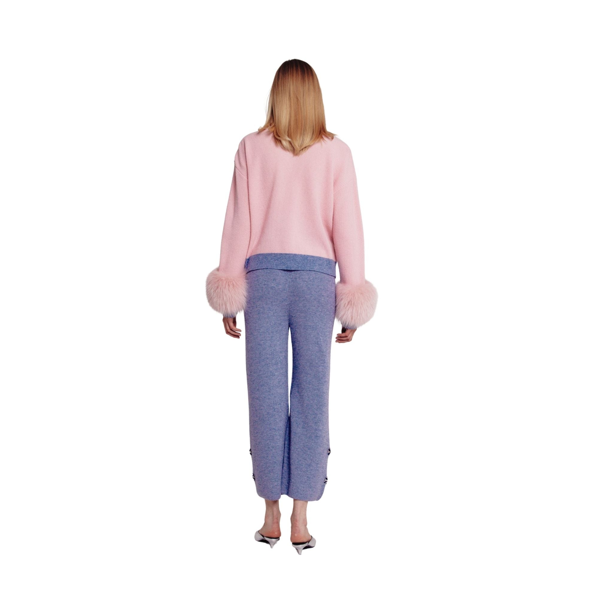 Colour Block Shoulder Zip Sweatshirt