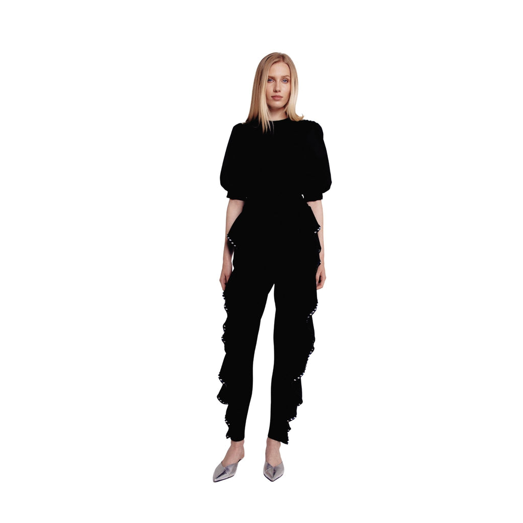 Black Voluminous Pants