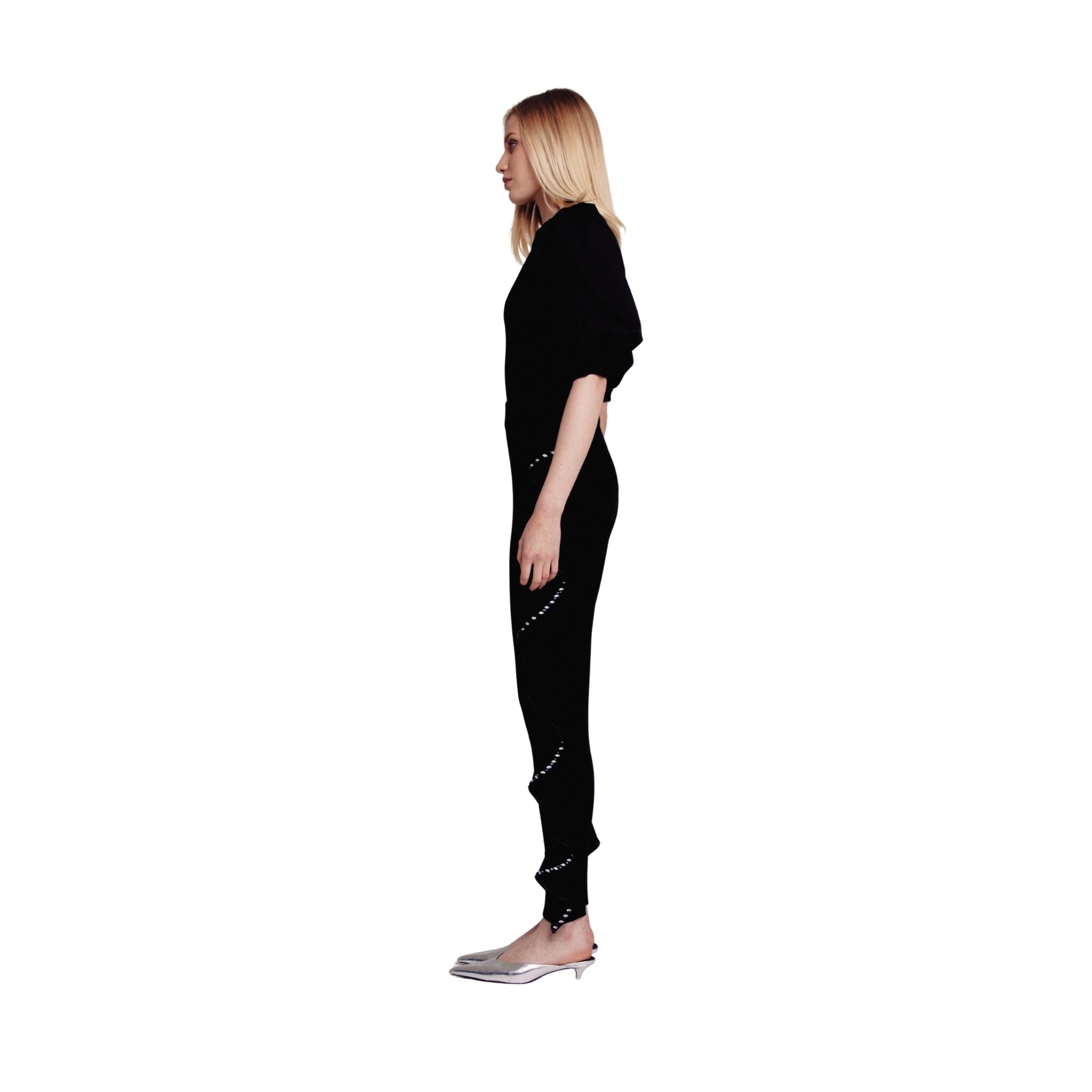 Black Voluminous Pants