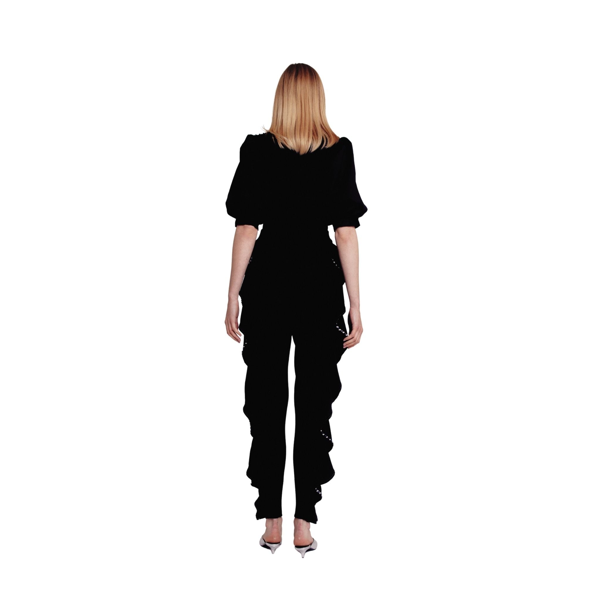 Black Voluminous Pants