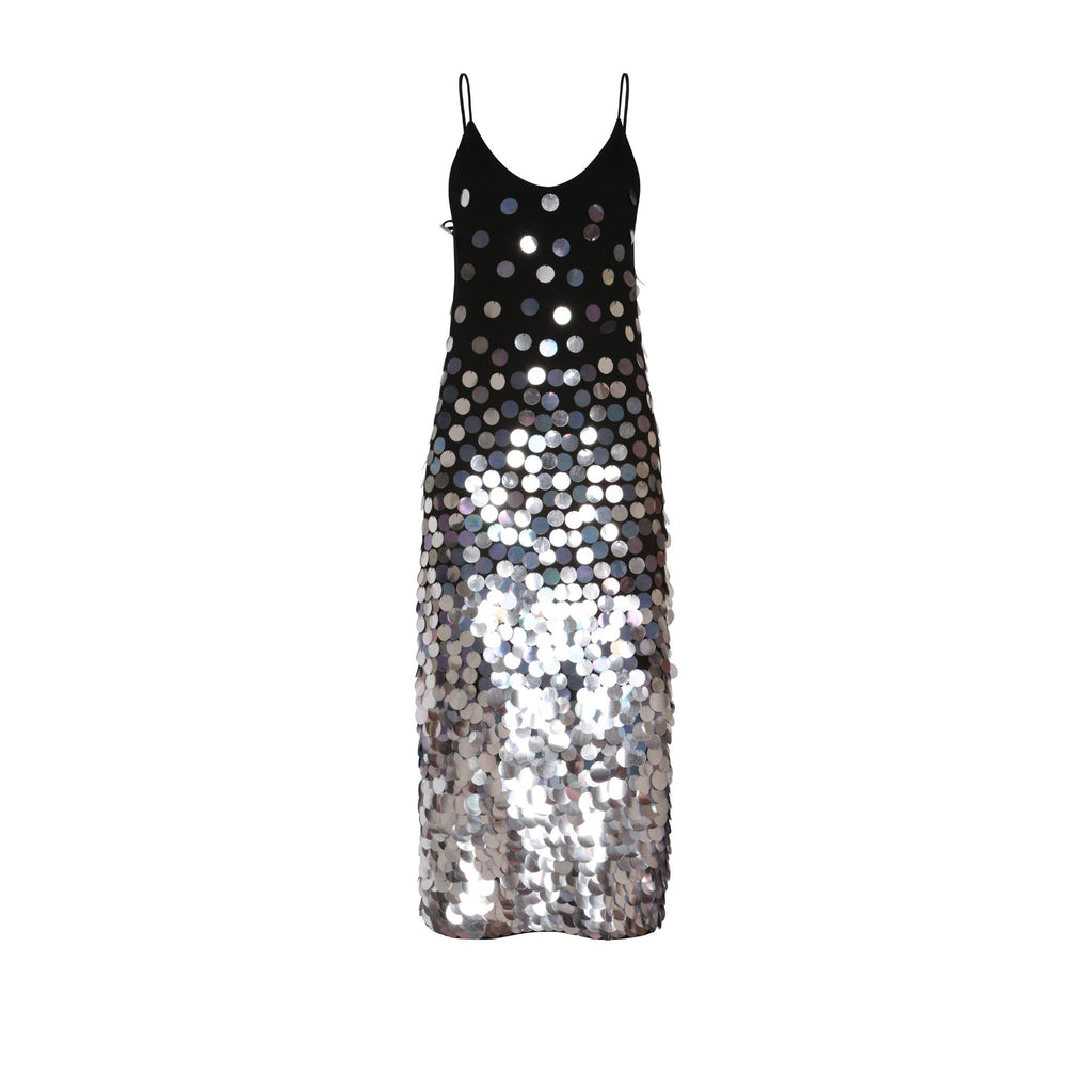Black Sequined Dress