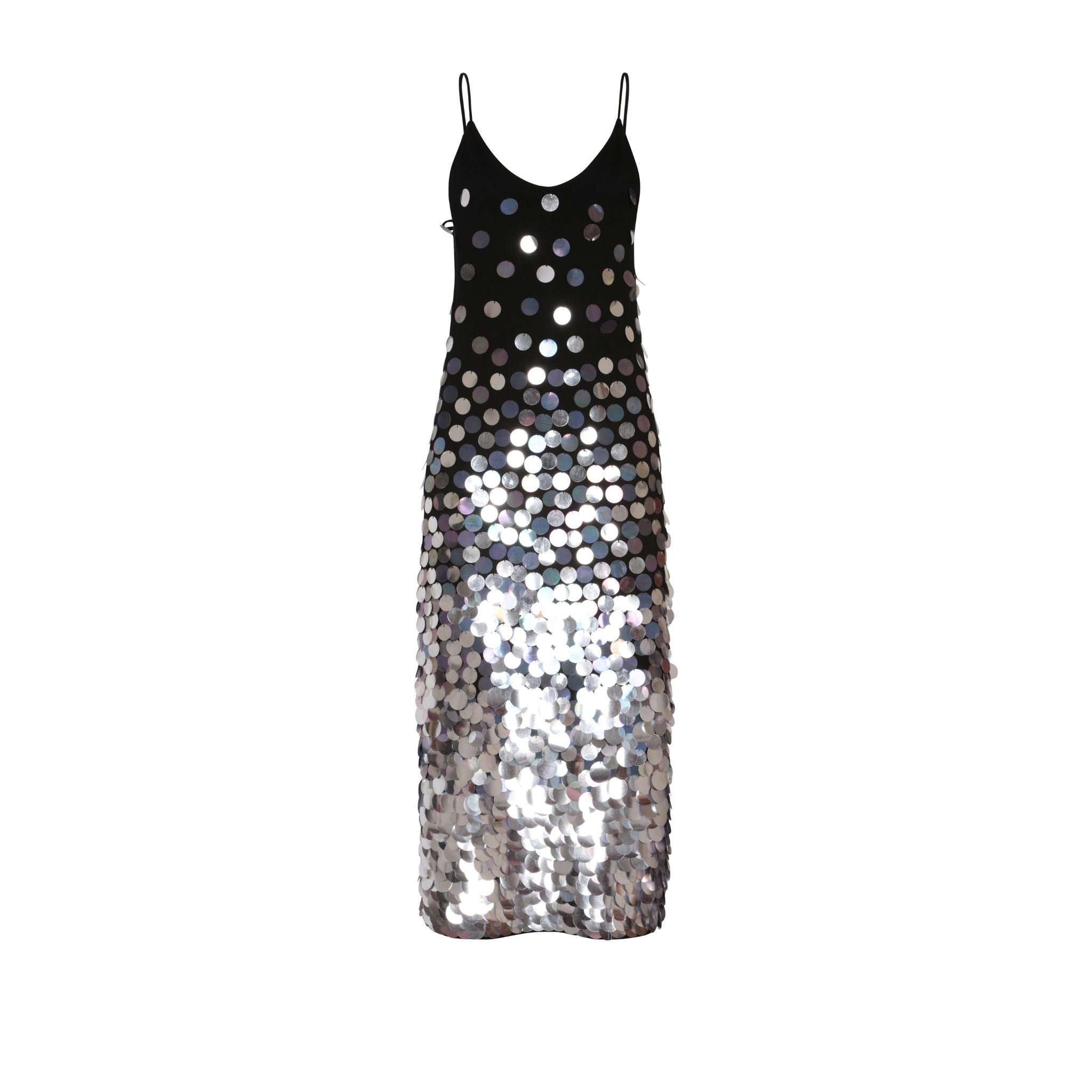 Black Sequined Dress