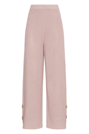 Embellished Pants in Light Stone