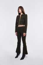 Load image into Gallery viewer, Embellished Structured Pants in Olive
