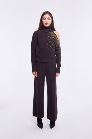 Straight Leg Pants in Chestnut