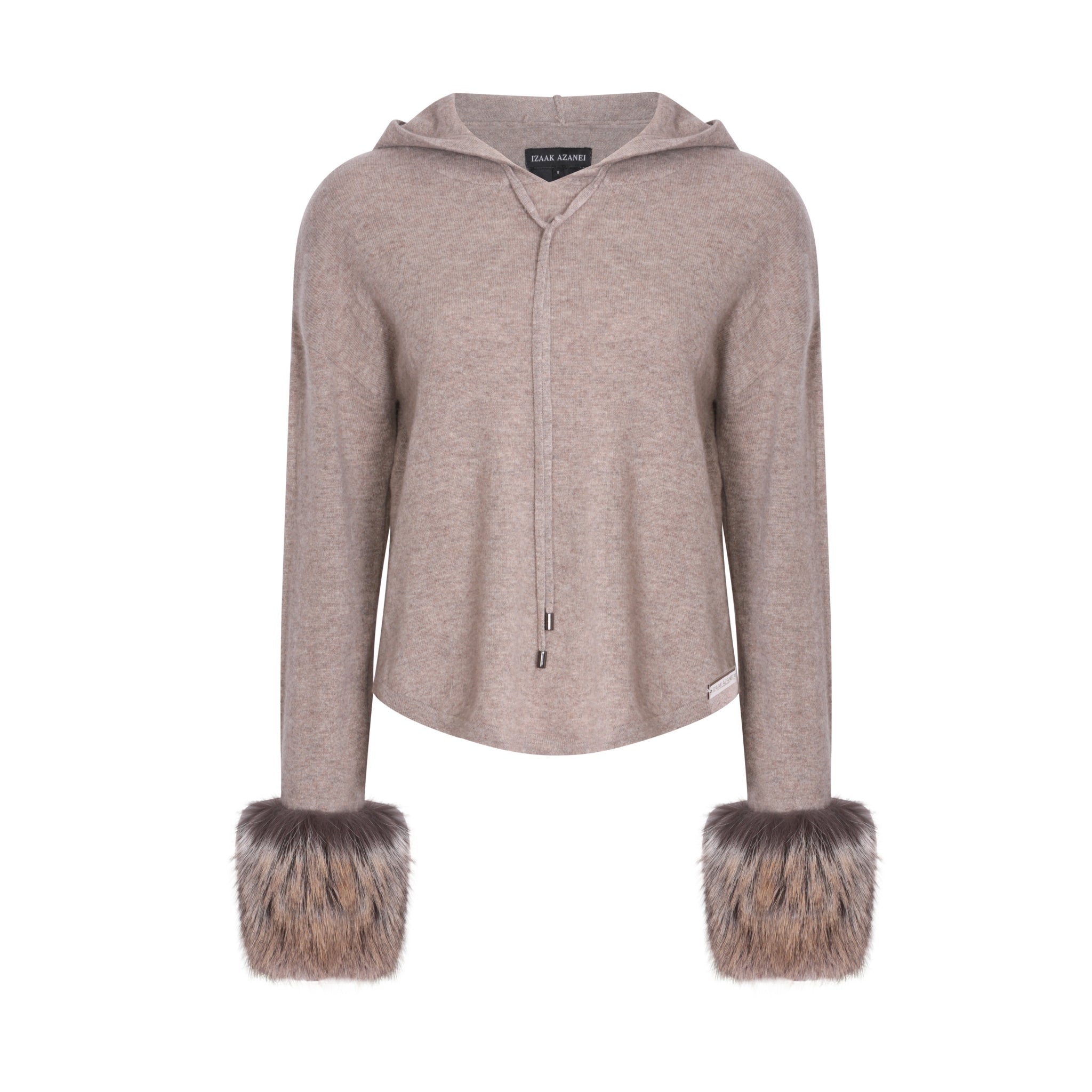 Cuff Hoodie in Rice Flower
