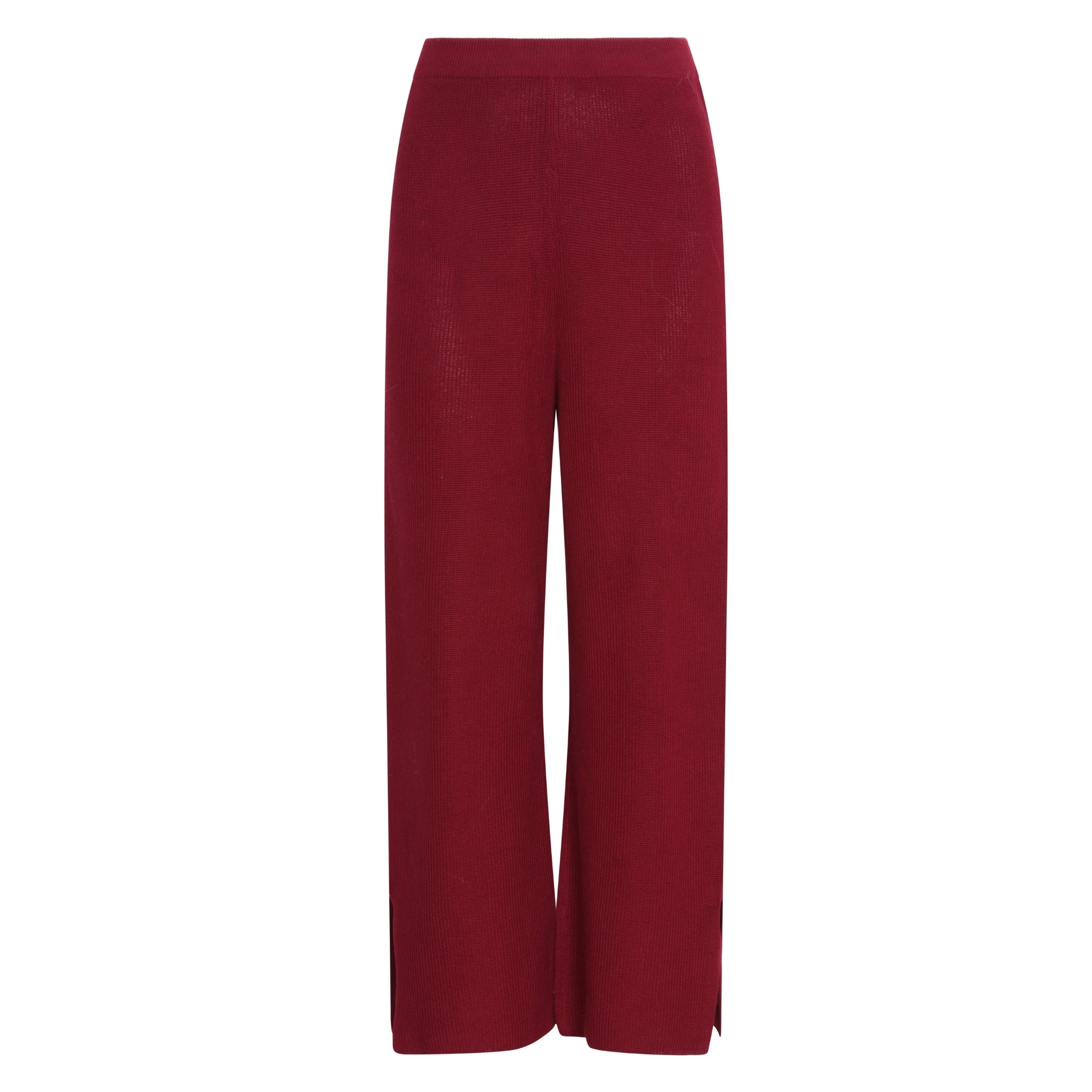 Wide Leg Pants in Ruby