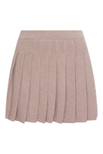 Load image into Gallery viewer, Pleated Mini Skirt in Taupe
