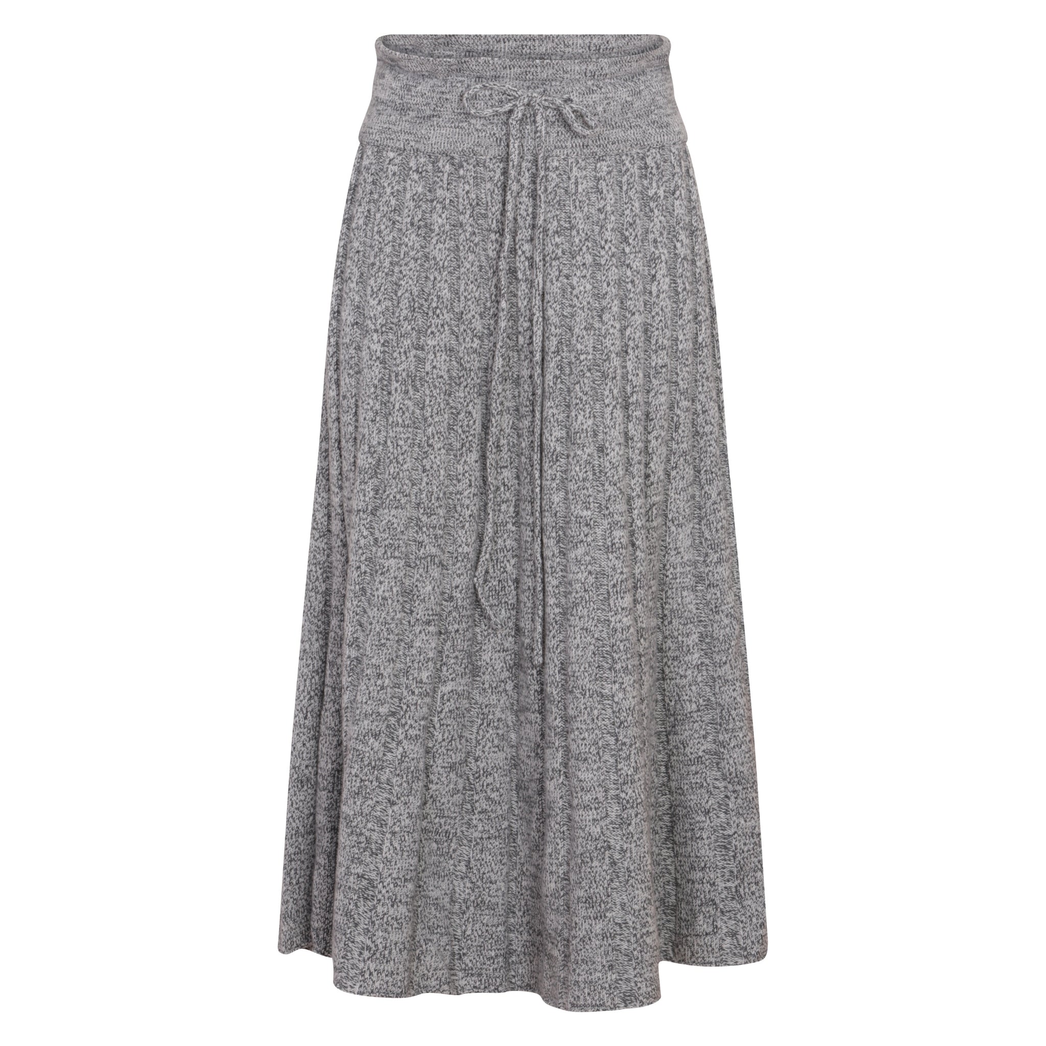 The Pleated Midi Skirt in Ink