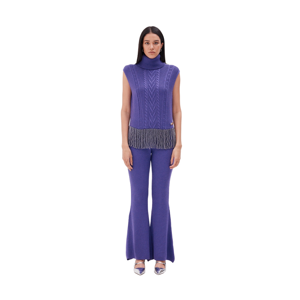 The Flared Pants in Amethyst