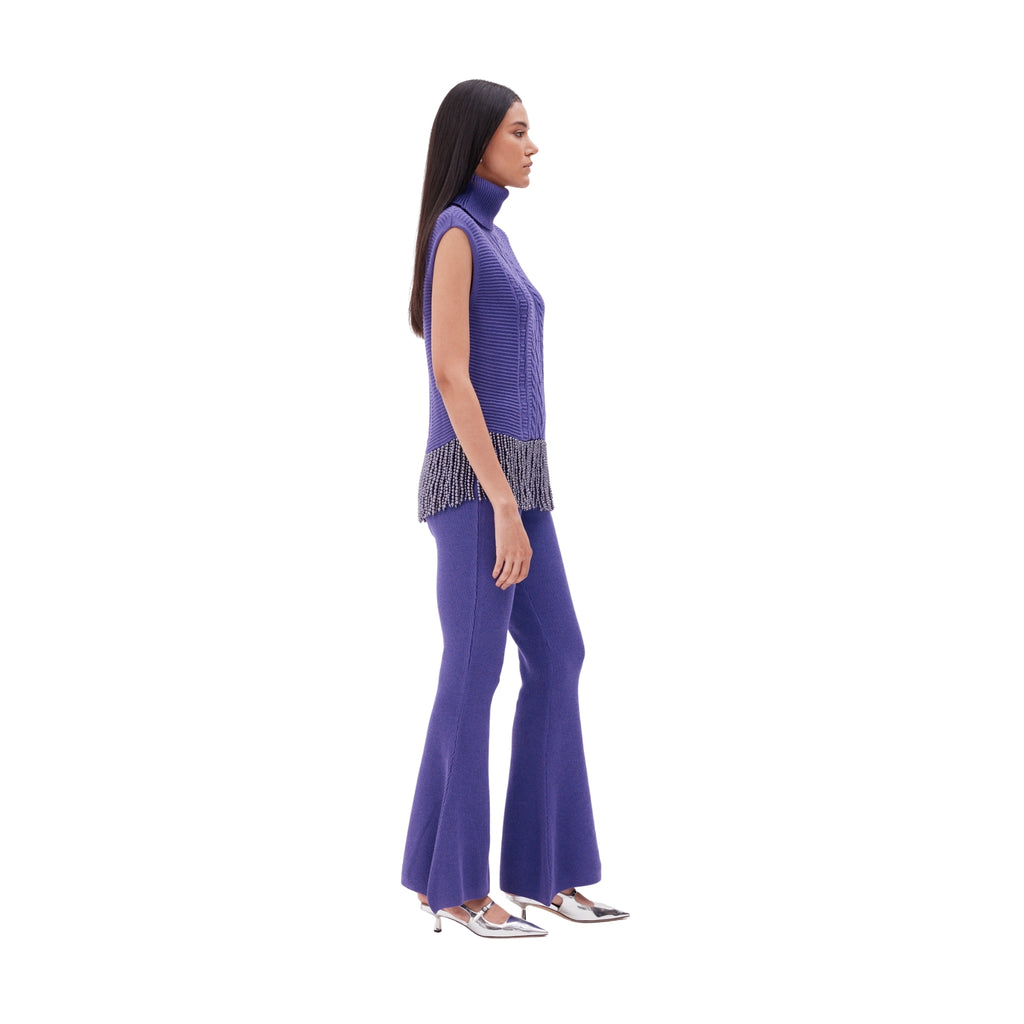 The Flared Pants in Amethyst