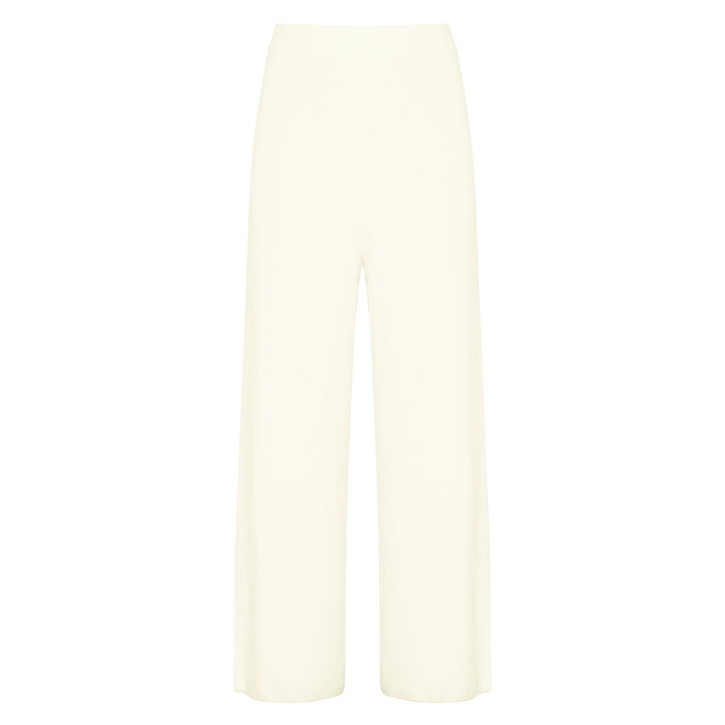 The Flared Pants in Meringue