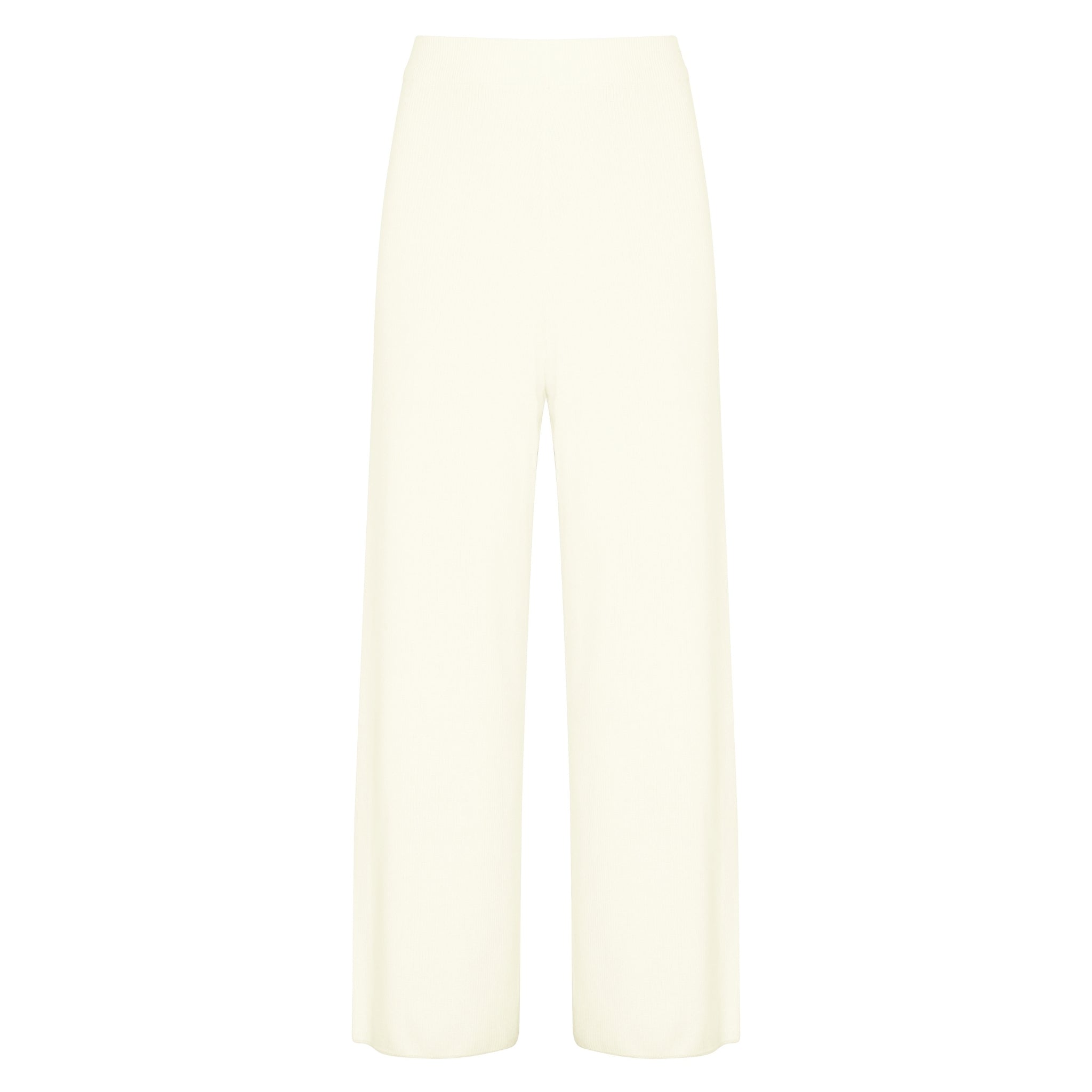 The Flared Pants in Meringue