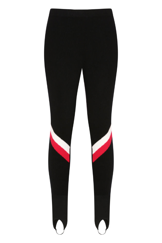 SKI: Triple Tone Base Layer Stirrups in Black