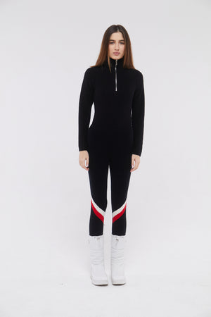 SKI: Triple Tone Base Layer Stirrups in Black