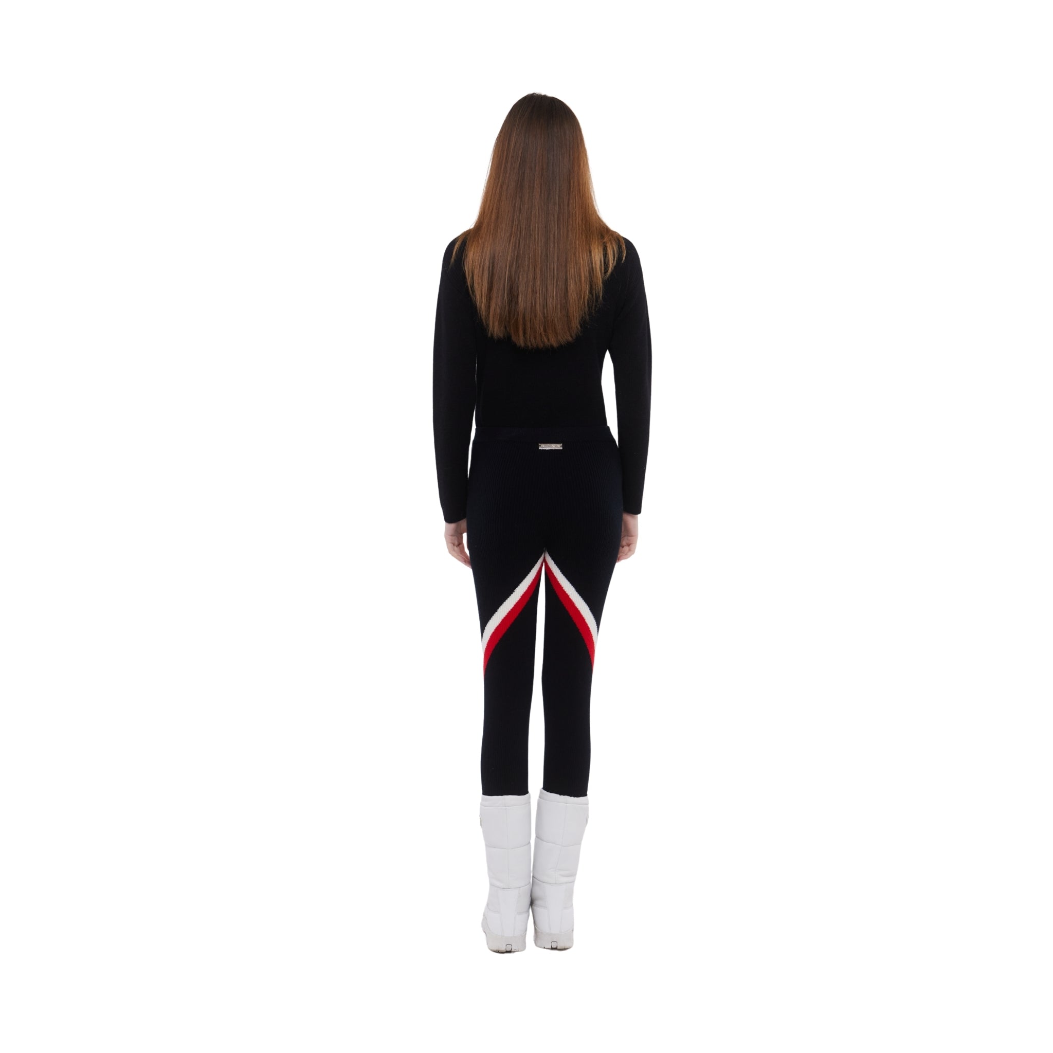 SKI: Triple Tone Base Layer Stirrups in Black