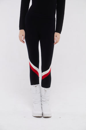 SKI: Triple Tone Base Layer Stirrups in Black