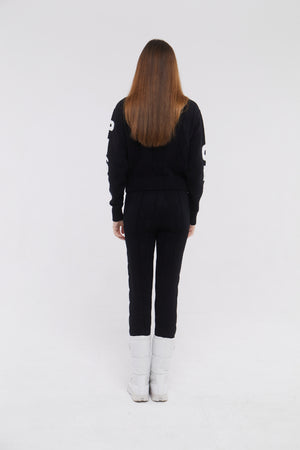 SKI: 'ON PISTE' Base Layer in Black