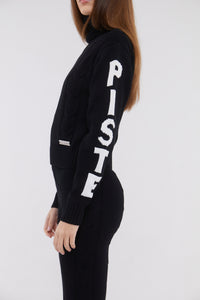 SKI: 'ON PISTE' Base Layer in Black