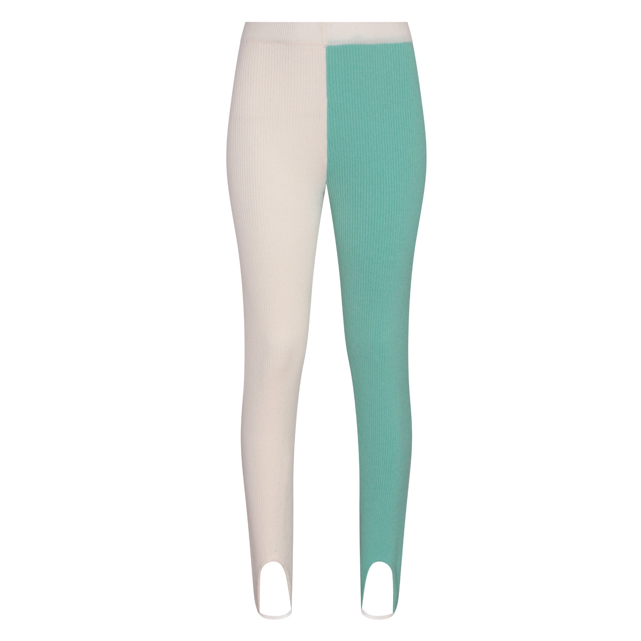Cream & Green Colour Block Stirrups