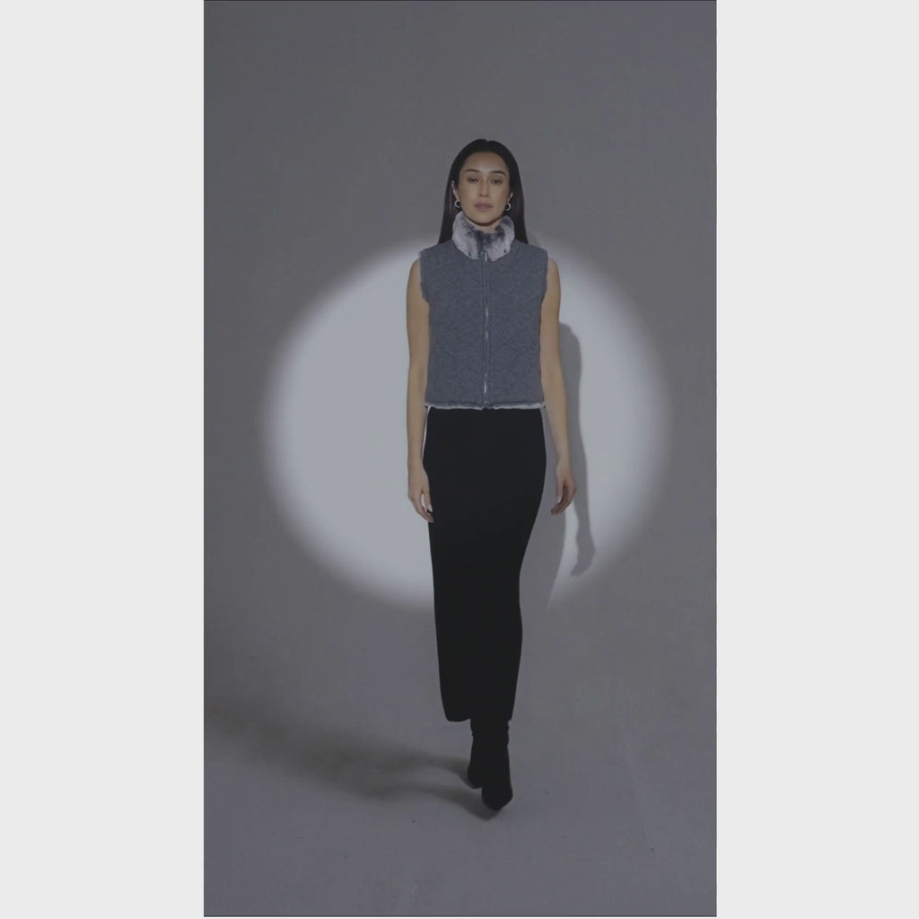 The Reversible Gilet in Storm