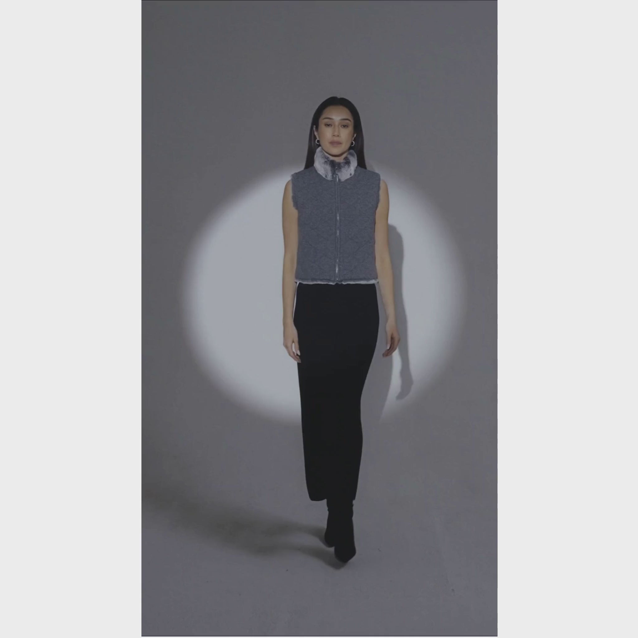 The Reversible Gilet in Storm