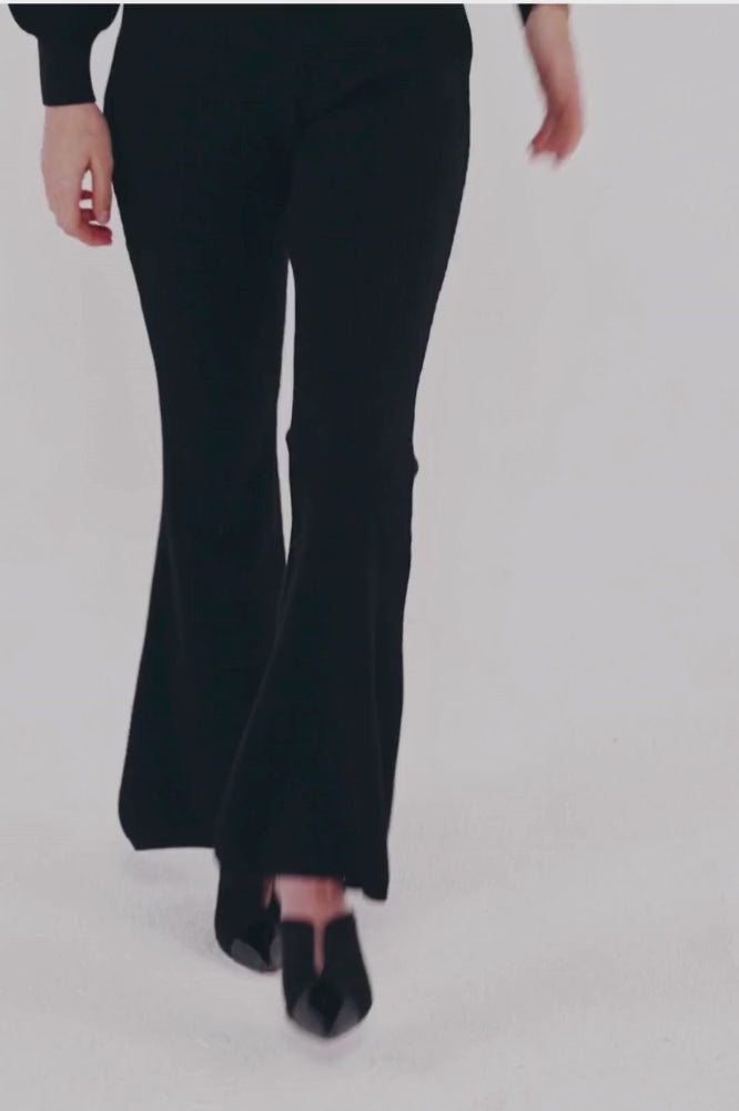 Flared Pants in Black