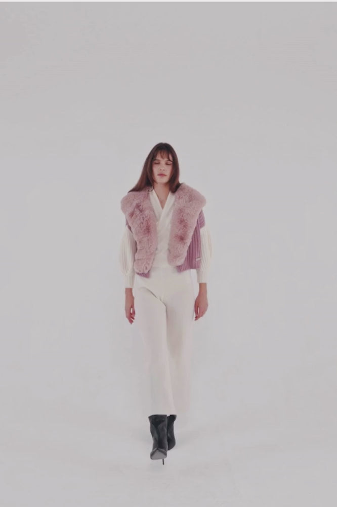 Cropped Culottes in Cloud