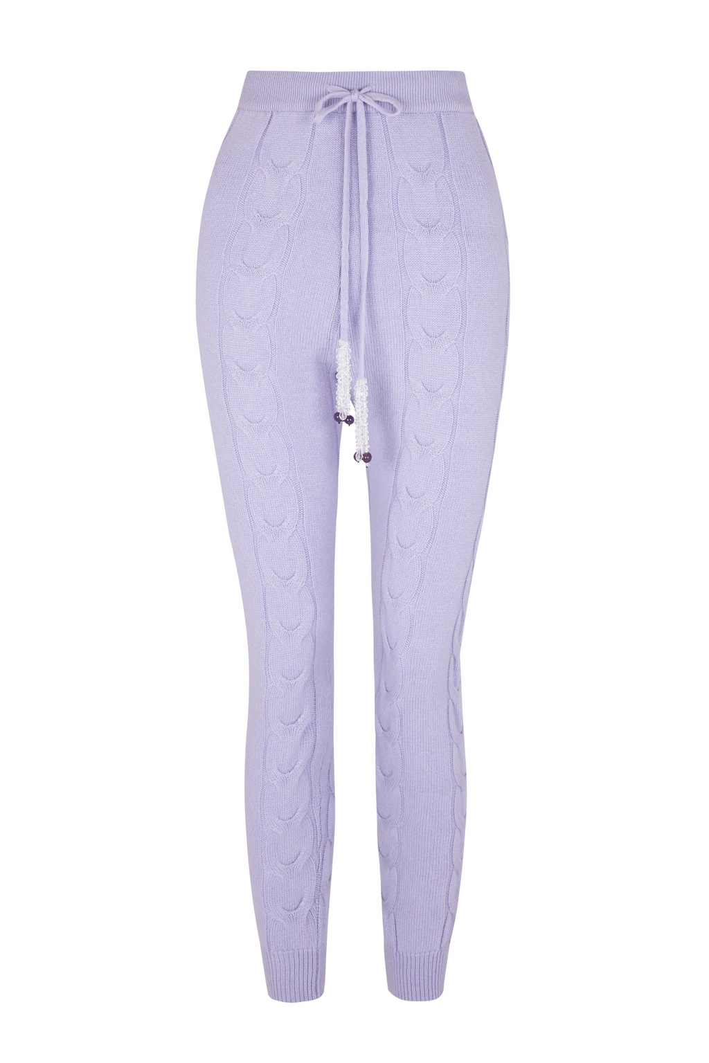 Embellished Cable Jogger Pants