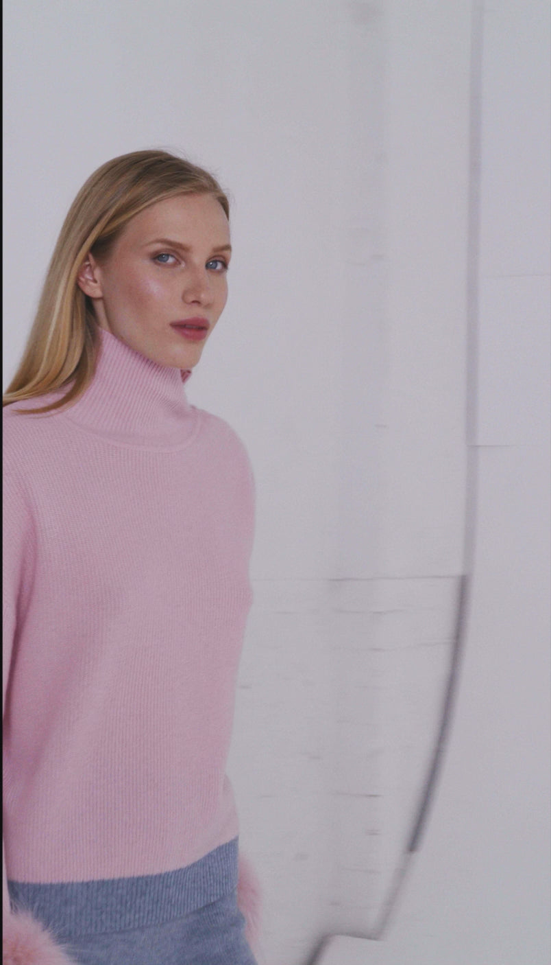 Colour Block Shoulder Zip Sweatshirt