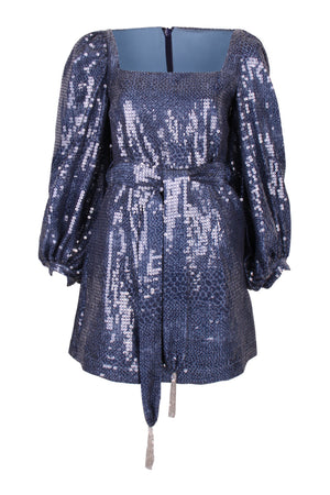 Printed Sequin Dress