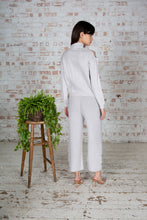 Load image into Gallery viewer, Grey Shoulder Embellished Sweater
