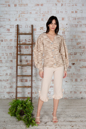 Puff Sleeve Cardigan