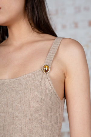 Embellished Cropped Top
