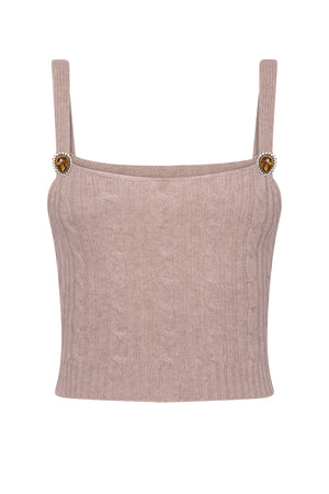 Embellished Cropped Top