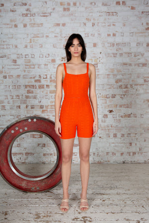 Orange Cropped Top