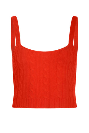 Orange Cropped Top