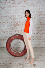 Load image into Gallery viewer, Colour Block Polo Neck Sweater
