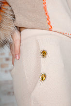 Load image into Gallery viewer, Embellished Jacquard Trim Pants
