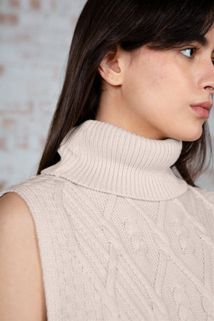 Crystal Embellished Sleeveless Top